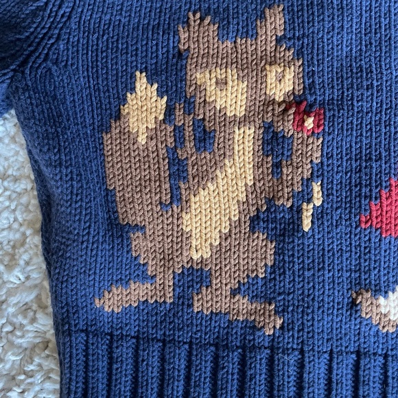 RARE BETSEY JOHNSON LITTLE RED RIDING HOOD CARDIGAN SWEATER SIZE LARGE - Picture 6 of 10